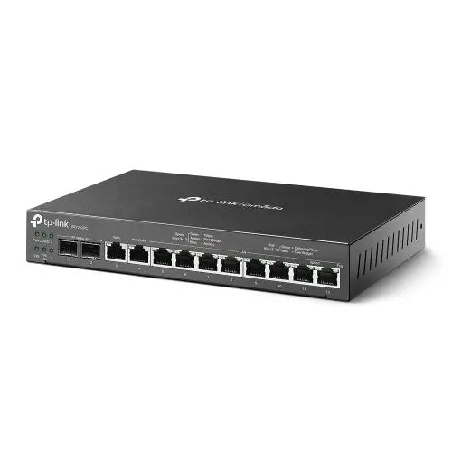 TP-LINK (ER7212PC) Omada 3-in-1 Gigabit VPN Router - Router + PoE Switch + Omada Controller, 12 Ports, Up to 4x WAN - HONORABLE VETERANS SOLUTIONS