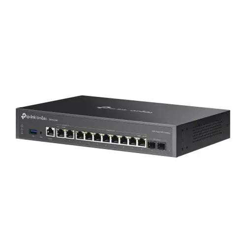 TP-LINK (ER7412-M2) Omada Multi-Gigabit VPN Router, Quad-Core CPU, 2x 2.5G WAN/LAN, 2x GB SFP, 8x GB RJ45, USB 3.0 - HONORABLE VETERANS SOLUTIONS