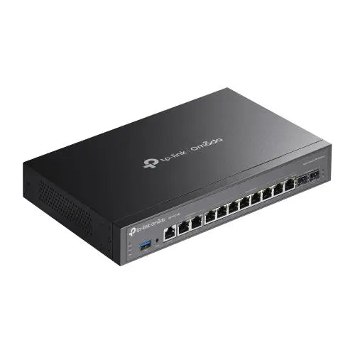 TP-LINK (ER7412-M2) Omada Multi-Gigabit VPN Router, Quad-Core CPU, 2x 2.5G WAN/LAN, 2x GB SFP, 8x GB RJ45, USB 3.0 - HONORABLE VETERANS SOLUTIONS