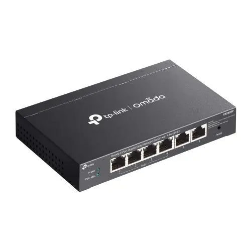 TP-LINK (ES206GP) Omada 6-Port Gigabit Easy Managed Switch with 4-Port PoE+, 6x GB Ports, Metal Casing - HONORABLE VETERANS SOLUTIONS