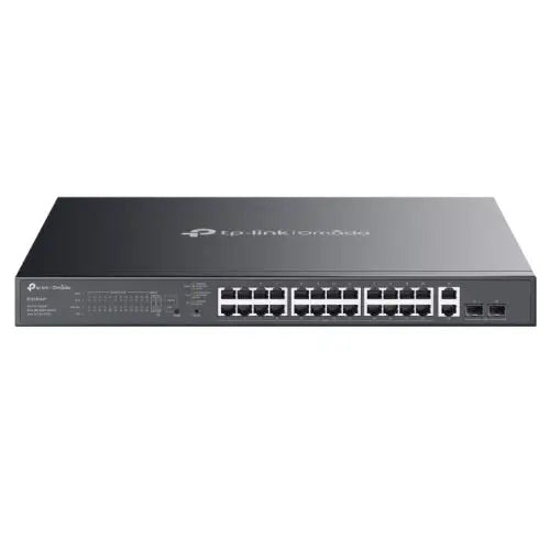 TP-LINK (ES228GMP) Omada 28-Port Gigabit Easy Managed Switch with 24-Port PoE+, 2x GB SFP Ports, 384W Power Budget, Rackmountable - HONORABLE VETERANS SOLUTIONS
