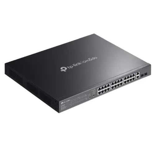 TP-LINK (ES228GMP) Omada 28-Port Gigabit Easy Managed Switch with 24-Port PoE+, 2x GB SFP Ports, 384W Power Budget, Rackmountable - HONORABLE VETERANS SOLUTIONS