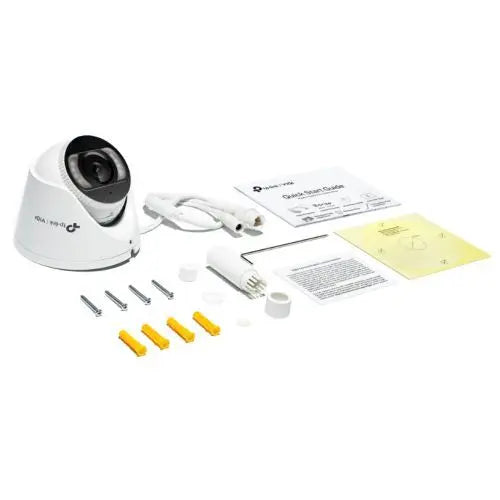 TP-LINK (InSight S445 2.8MM) VIGI 4MP Full-Colour Turret Network Camera w/ 2.8mm Lens, IP67, PoE, AI Detection/Classification, Two-Way Audio, H.265+ - HONORABLE VETERANS SOLUTIONS