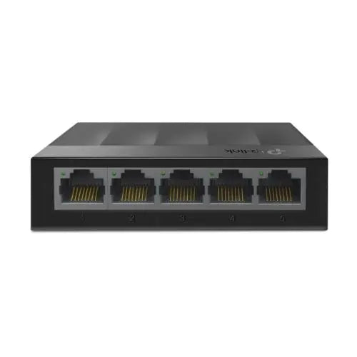 TP-LINK (LS1005G) 5-Port Gigabit Unmanaged Desktop LiteWave Switch, Green Technology, Plastic Case - HONORABLE VETERANS SOLUTIONS