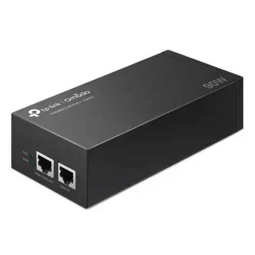 TP-LINK (POE380S) Omada 90W 10G PoE++ Injector, 2x 10Gbps Ports, Up to 90W, Wall-Mounting/Desktop - HONORABLE VETERANS SOLUTIONS