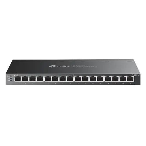 TP-LINK (SG2016P) JetStream 16-Port Gigabit Smart Switch with 8-Port PoE+, Centralized Management - HONORABLE VETERANS SOLUTIONS
