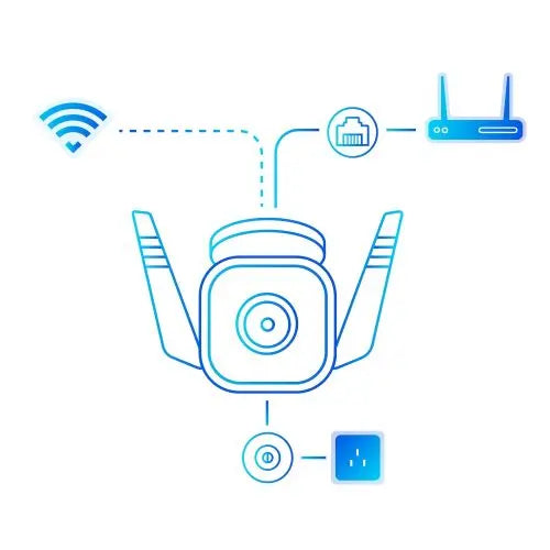 TP-LINK (TAPO C310) Outdoor Security Camera, Wired/Wireless, Ultra HD, Night Vision, Motion Detection, Alarms, 2-way Audio, Voice Control, SD Card Slot - HONORABLE VETERANS SOLUTIONS