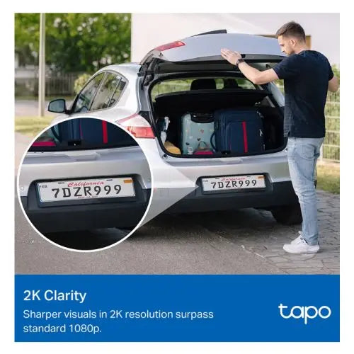 TP-LINK (TAPO C410 KIT) Smart Battery-Powered 2K Outdoor Security Camera & Solar Panel, 6400mAh Battery, Colour Night Vision, AI Detection, Alarms, 2-Way Audio, No Hub Required - HONORABLE VETERANS SOLUTIONS