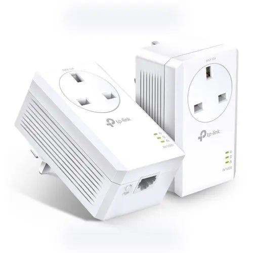 TP-LINK (TL-PA7017P KIT) AV1000 GB Powerline Adapter Kit, 1-Port, AC Pass Through - HONORABLE VETERANS SOLUTIONS