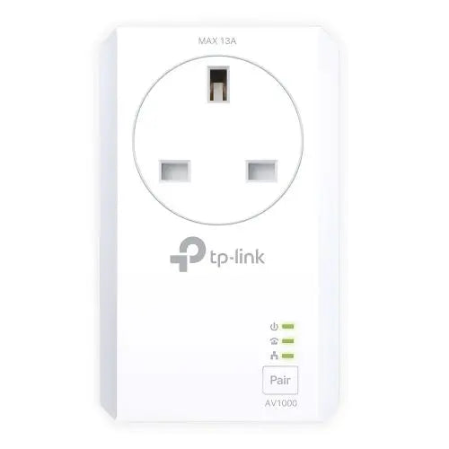 TP-LINK (TL-PA7027P KIT) AV1000 GB Powerline Adapter Kit, 2-Port, AC Pass Through - HONORABLE VETERANS SOLUTIONS