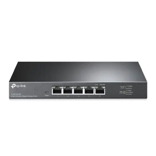 TP-LINK (TL-SG105-M2) 5-Port Unmanaged 2.5G Multi-Gigabit Desktop Switch, 5x 100/1G/2.5G, Fanless, Steel Case - HONORABLE VETERANS SOLUTIONS