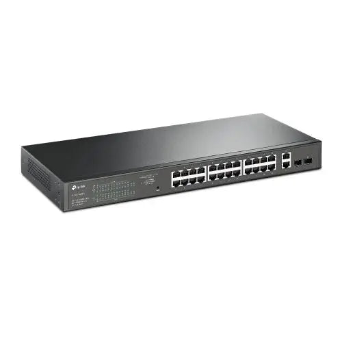TP-LINK (TL-SG1428PE) 28-Port Gigabit PoE+ Easy Smart Switch, 24-Port PoE+, 2 SFP Ports, Rackmountable - HONORABLE VETERANS SOLUTIONS