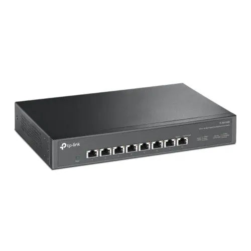 TP-LINK (TL-SX1008) 8-Port Unmanaged 10G Multi-Gigabit Desktop/Rackmount Switch, 8x 100/1G/2.5G/5G/10G, Low-Noise Fan, Steel Case - HONORABLE VETERANS SOLUTIONS