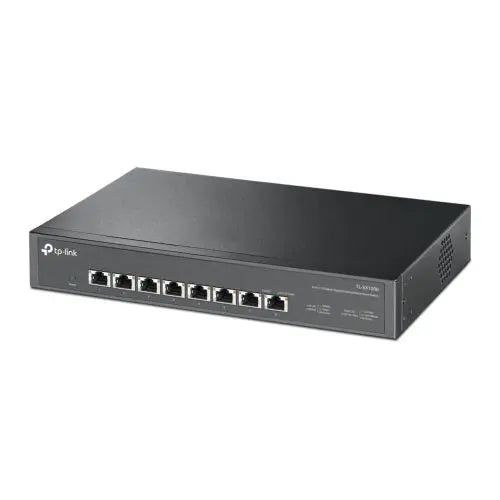 TP-LINK (TL-SX1008) 8-Port Unmanaged 10G Multi-Gigabit Desktop/Rackmount Switch, 8x 100/1G/2.5G/5G/10G, Low-Noise Fan, Steel Case - HONORABLE VETERANS SOLUTIONS