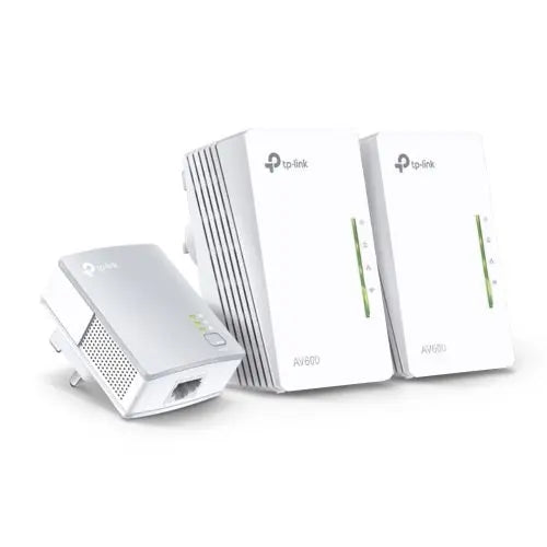 TP-LINK (TL-WPA4220T KIT) 300Mbps AV600 Wireless N Powerline Adapter Triple Kit - HONORABLE VETERANS SOLUTIONS