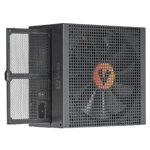 Vida 850W Heracles Black ATX 3.1 Gaming PSU, 80+ Bronze, 140mm Ultra-Quiet FDM Fan, Flat Black Cables, PCIe 5.1, Power Lead Not Included - HONORABLE VETERANS SOLUTIONS