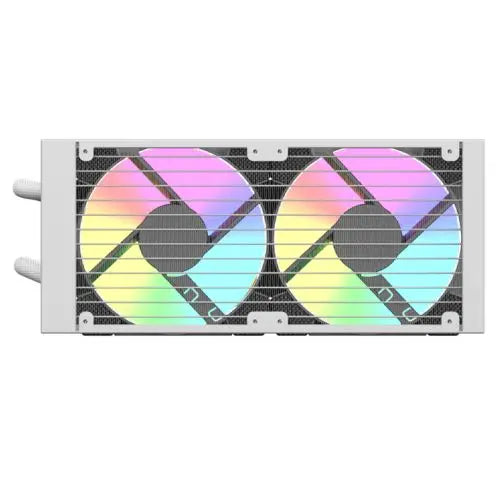 Vida BiFrost 240mm ARGB Liquid CPU Cooler, 2x ARGB PWM Fans, ARGB CPU Block, 250W TDP, White - HONORABLE VETERANS SOLUTIONS