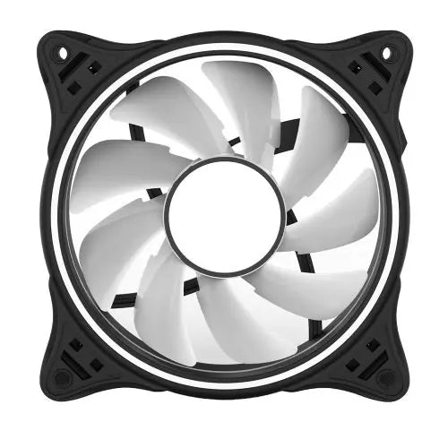 Vida Infinity01 120mm ARGB Dual Ring PWM Case Fan, Hydraulic Bearing, Infinity Mirror Effect, 500-1500 RPM, Black - HONORABLE VETERANS SOLUTIONS