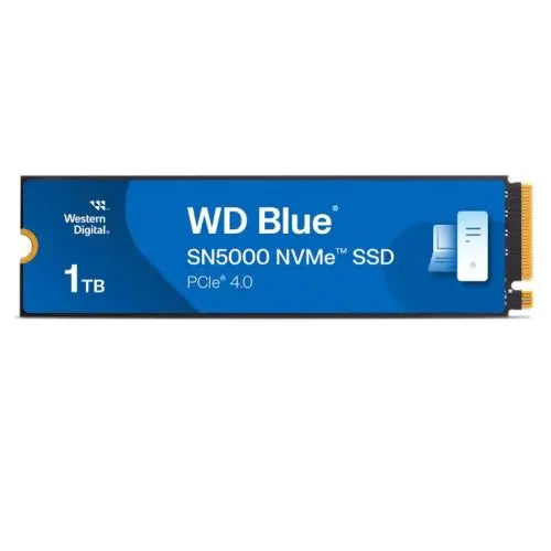WD 1TB Blue SN5000 M.2 NVMe Gen4 SSD, M.2 2280, PCIe4, 3D NAND TLC, R/W 5150/4900 MB/s, 730K/770K IOPS - HONORABLE VETERANS SOLUTIONS