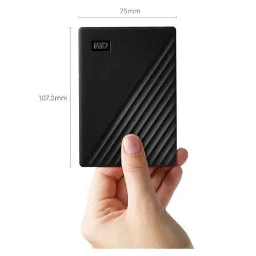 WD 1TB My Passport External Hard Drive, 2.5", USB 3.2 Gen1, Hardware Encryption, Backup Software, Black - HONORABLE VETERANS SOLUTIONS