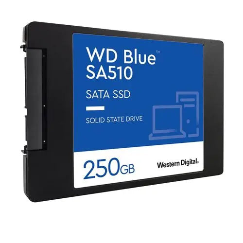 WD 250GB Blue SA510 G3 SSD, 2.5", SATA3, R/W 555/440 MB/s, 80K/78K IOPS, 7mm - HONORABLE VETERANS SOLUTIONS