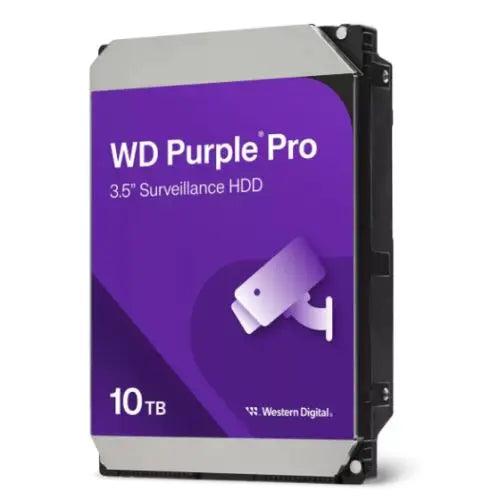 WD 3.5", 10TB, SATA3, Purple Pro Surveillance Hard Drive, 7200RPM, 512MB Cache, OEM - HONORABLE VETERANS SOLUTIONS