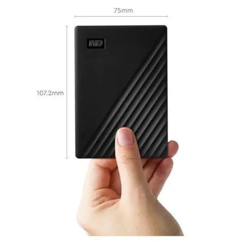 WD 4TB My Passport External Hard Drive, 2.5", USB 3.2 Gen1, Hardware Encryption, Backup Software, Black - HONORABLE VETERANS SOLUTIONS