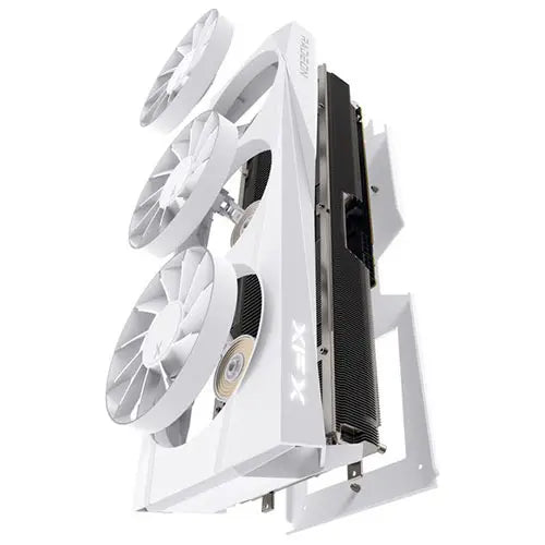 XFX RX9070 XT Quicksilver White Magnetic Air Edition, PCIe5, 16GB DDR6, HDMI, 3 DP, 2970MHz Clock, Magnetic Air Tech - HONORABLE VETERANS SOLUTIONS